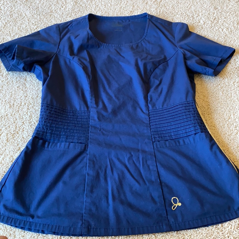 Jaanuu navy blue scrub set